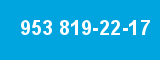 953 819-22-17 953 819-22-17
